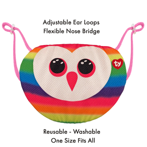 Owen Multicolor Owl Ty Mask