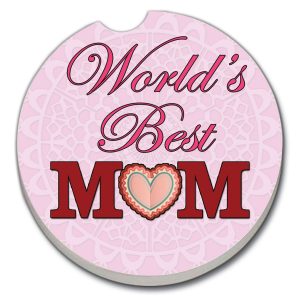 World's Best Mom Car Coaster