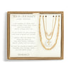 Champagne Your Journey Beaded Prayer Necklace