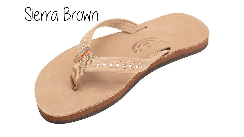 Kid's Crystal Rainbow Sandals - Sierra Brown