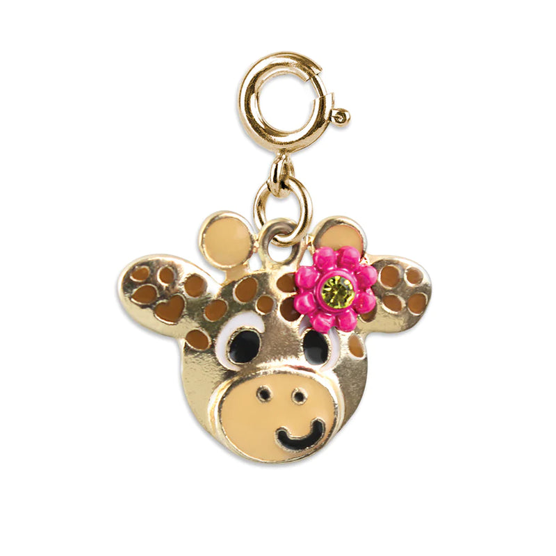 CHARM IT! Gold Flower Giraffe Charm