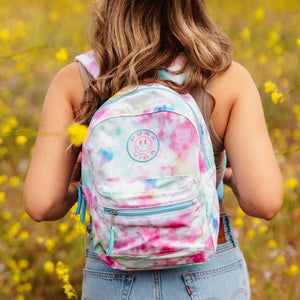 Pura Vida Happy Tie Dye Mini Backpack