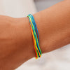 Pura Vida Original Bracelet- Neon Shoreline