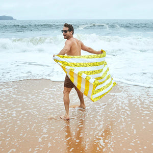 Smiley Dock & Bay Cabana Quick Dry Towel