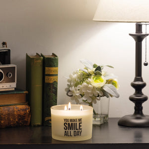 You Make Me Smile Jar Candle