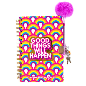 Rainbow Bright Locking Activity Journal
