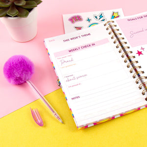 Rainbow Bright Locking Activity Journal