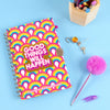 Rainbow Bright Locking Activity Journal