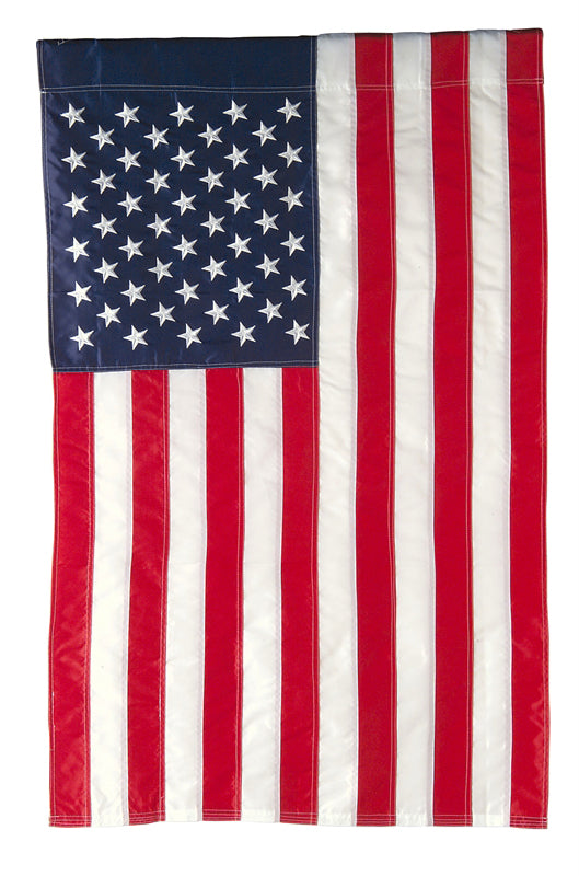 American Flag Applique Estate Size Flag