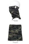 Camouflage Seamless Face Tube Mask with Ear Holes