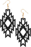 Western Navajo Geometric Aztec Earrings