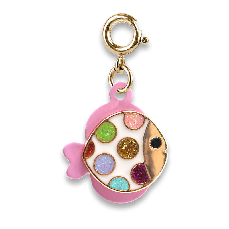 CHARM IT! Gold Glitter Tropical Fish Charm