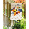 Fall Floral Gather House Linen Flag