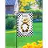 Bee Humble Bee Kind Gnome Garden Linen Flag