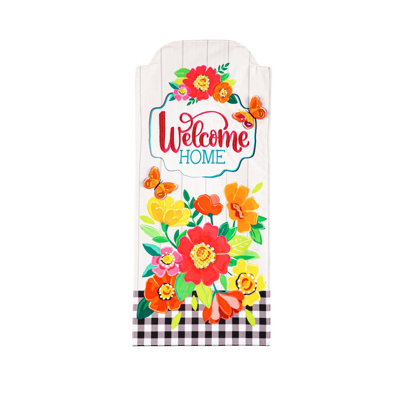 Summer Floral with Butterflies Everlasting Impressions Flag