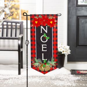 Christmas Joy Everlasting Impressions Textile Décor Flag