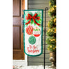 Tis the Season Everlasting Impressions Textile Decor Flag