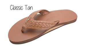 Bentley Men's Rainbow Sandals - Classic Tan