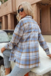 Warmhearted Cozy Blue Flannel Shacket