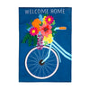 Bicycle with Basket Garden Applique Flag