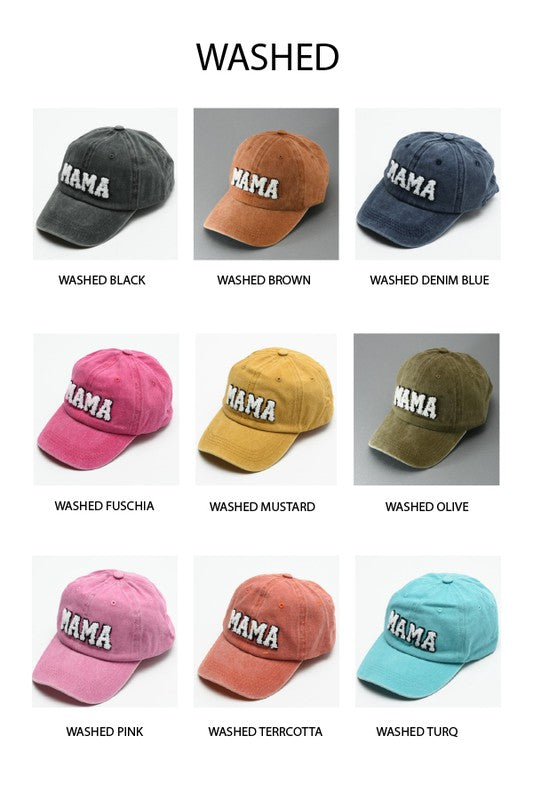 Mama Washed Sherpa Baseball Hat