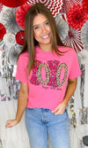 Hugs & Kisses Short Sleeves Valentine Tee