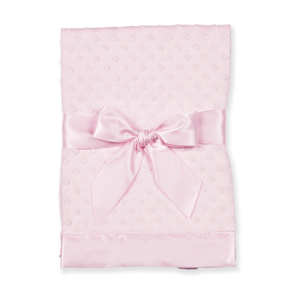 Bearington Pink Dottie Snuggle Blanket