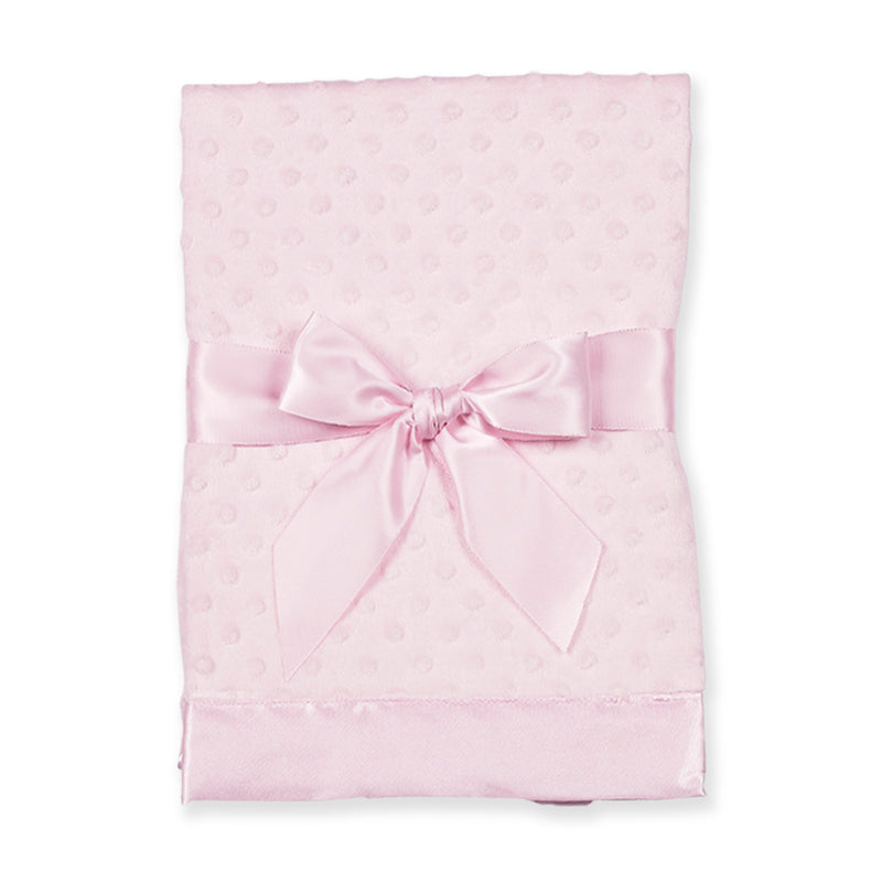 Bearington Pink Dottie Snuggle Blanket