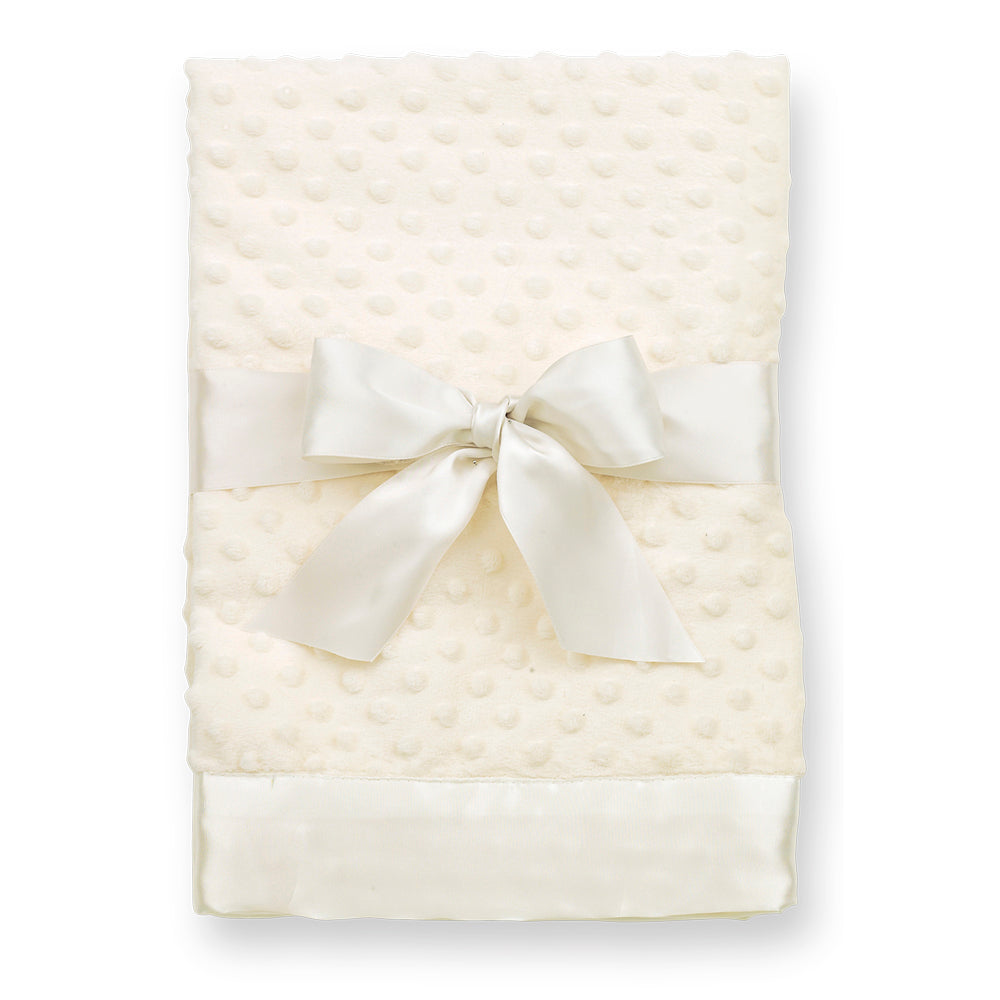 Bearington Cream Dottie Snuggle Blanket