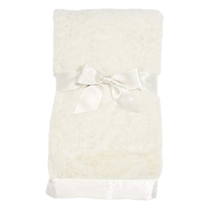 Bearington Cream Silky Soft Crib Blanket
