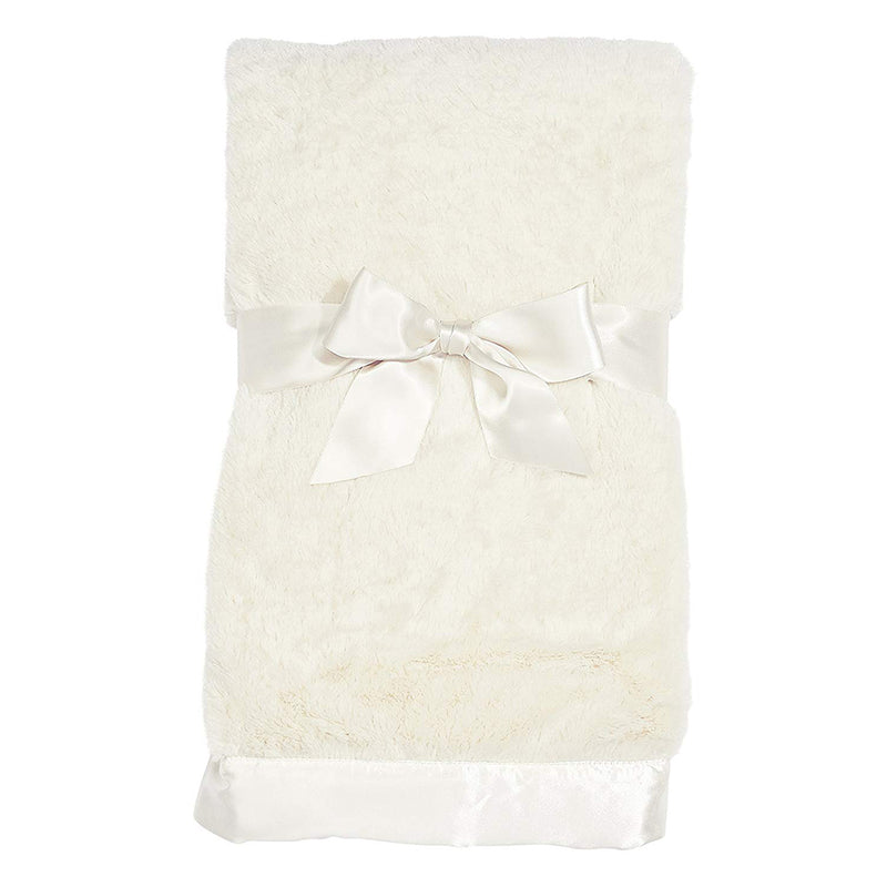 Bearington Cream Silky Soft Crib Blanket
