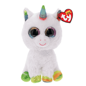 Ty PIXY 6" White Unicorn Beanie Boo