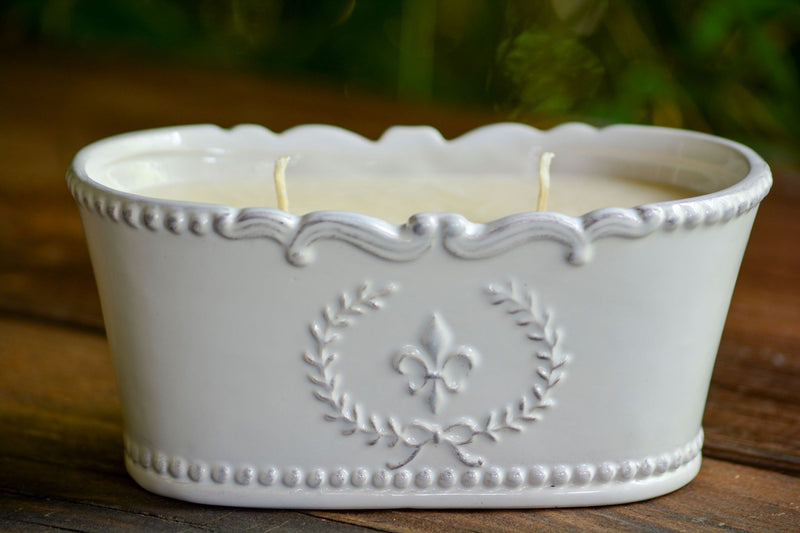 Bourbon Royalty Zydeco Amber 20 oz Oval Marquis Candle