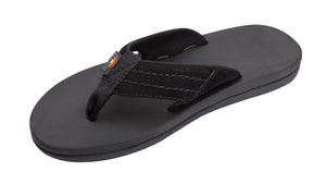 East Cape Molded Rubber Men's Rainbow Sandals - Black