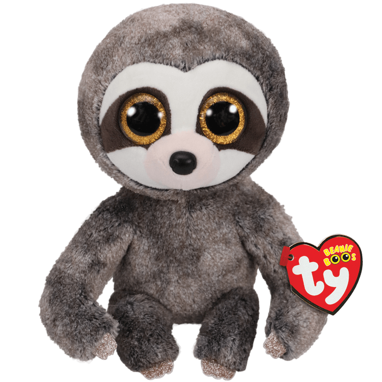 Ty Beanie Boos Collection - Dangler Two Tone Grey Sloth - 6
