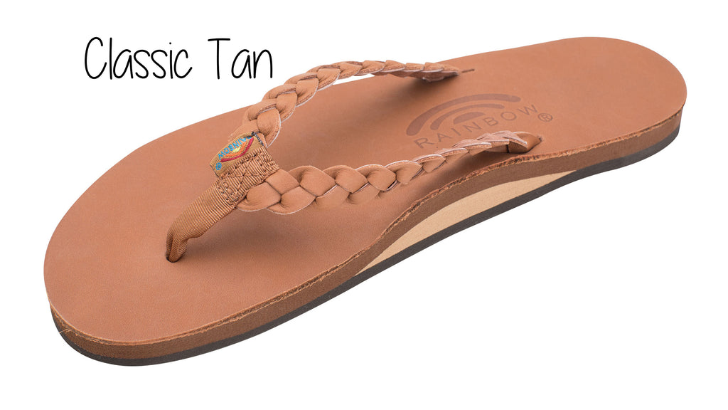 Twisted Sister Ladies' Rainbow Sandals - Classic Tan