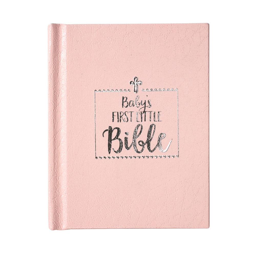 Pink Baby Girl First Bible