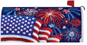 Fireworks & Flag Mailbox Makeover