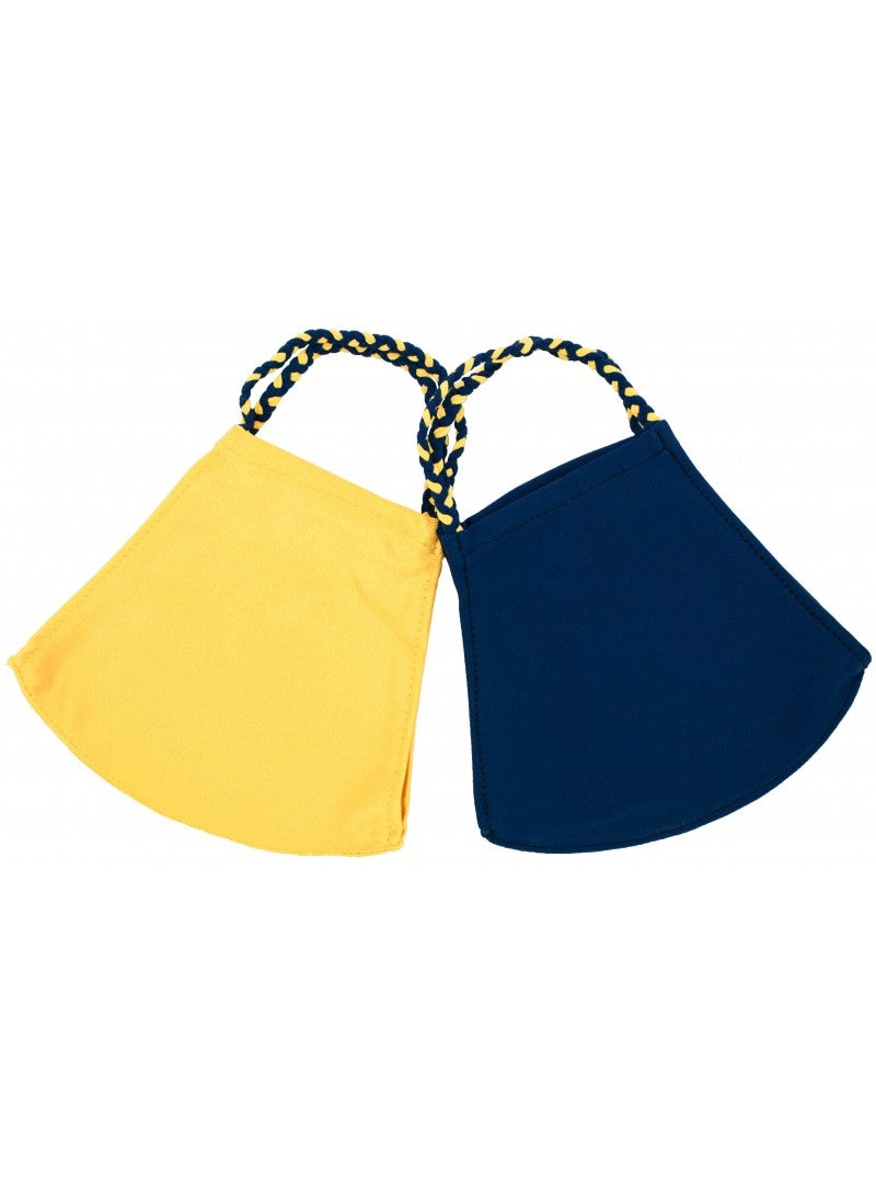 Pomchie Mask 2 Pack - Navy/Sunshine Yellow