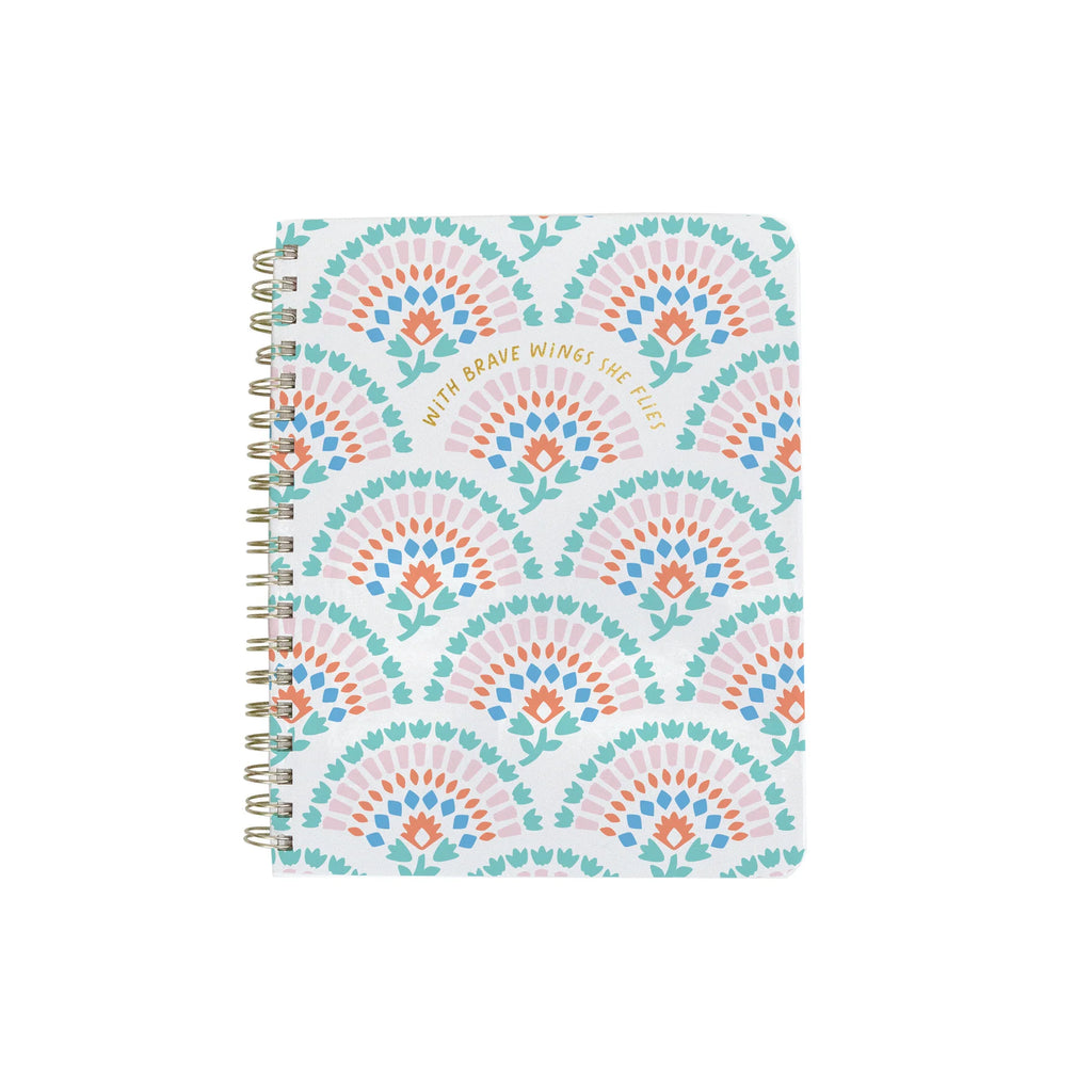 With Brave Wings She Flies Spiral Journal