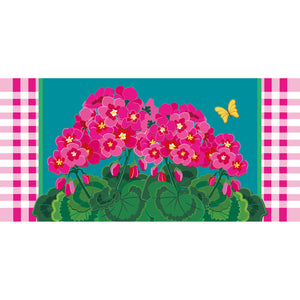 Spring Geraniums Sassafras Switch Mat