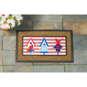 Patriotic Birdhouses Sassafras Switch Mat