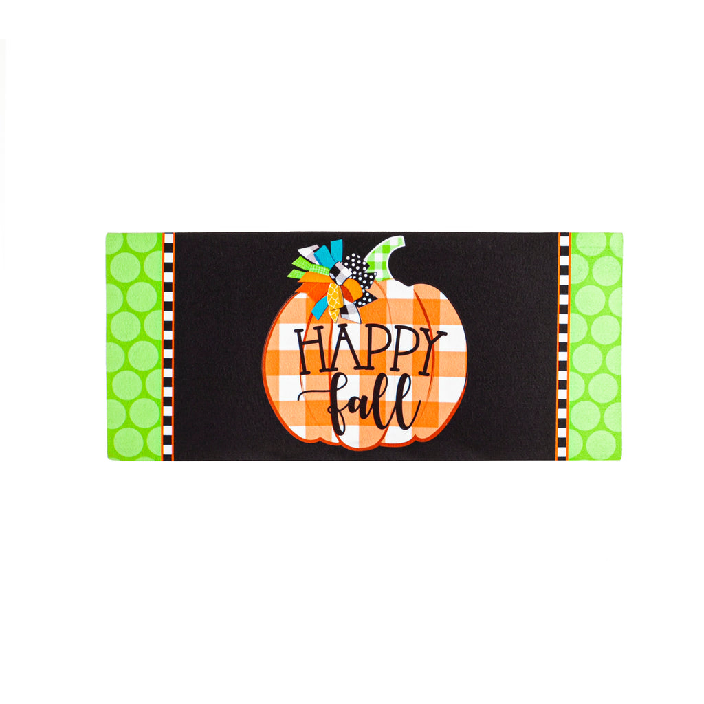 Happy Fall Pumpkin Sassafras Switch Mat
