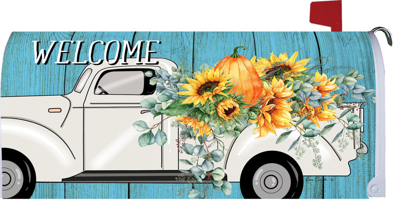 Mailbox Makeover-Floral Truck