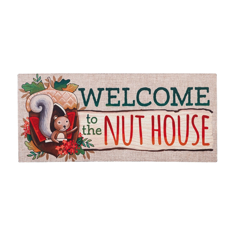 Welcome to the Nut House Sassafras Switch Mat