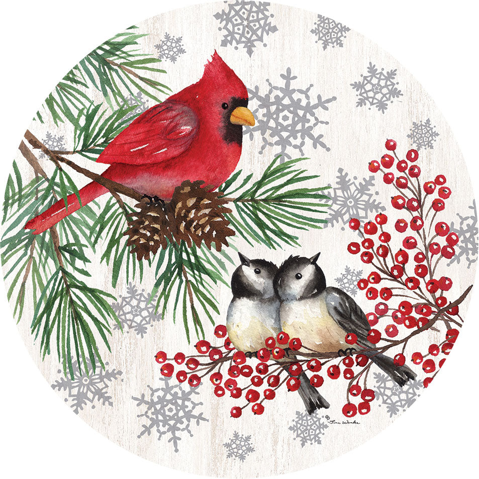 Winter Birds Signature Sign