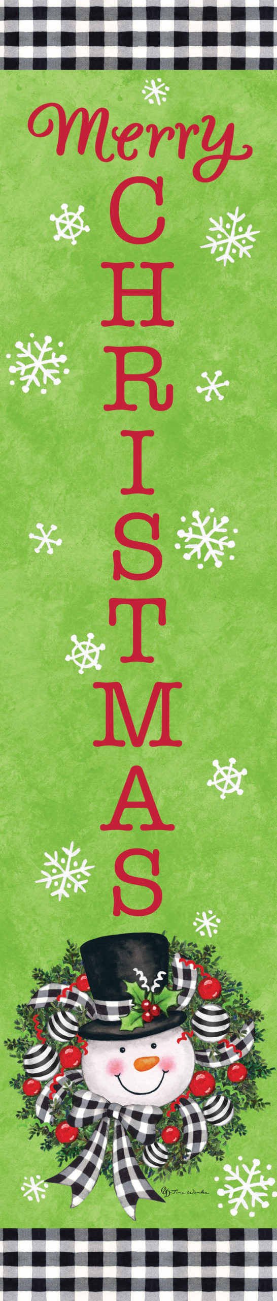 Snowman Wreath Yard Expressions