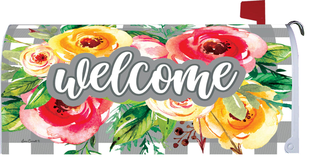 Rose Check Mailbox Makeover