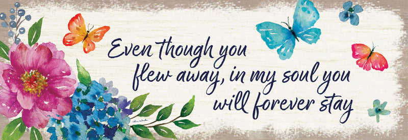 Butterfly Bereavement Signature Sign