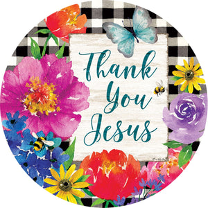 Thank You Jesus Accent Magnet